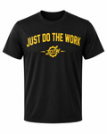 Just Do The Work™ Performance Tee – Black & Gold