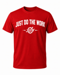 Just Do The Work™ Performance Tee – Red & White