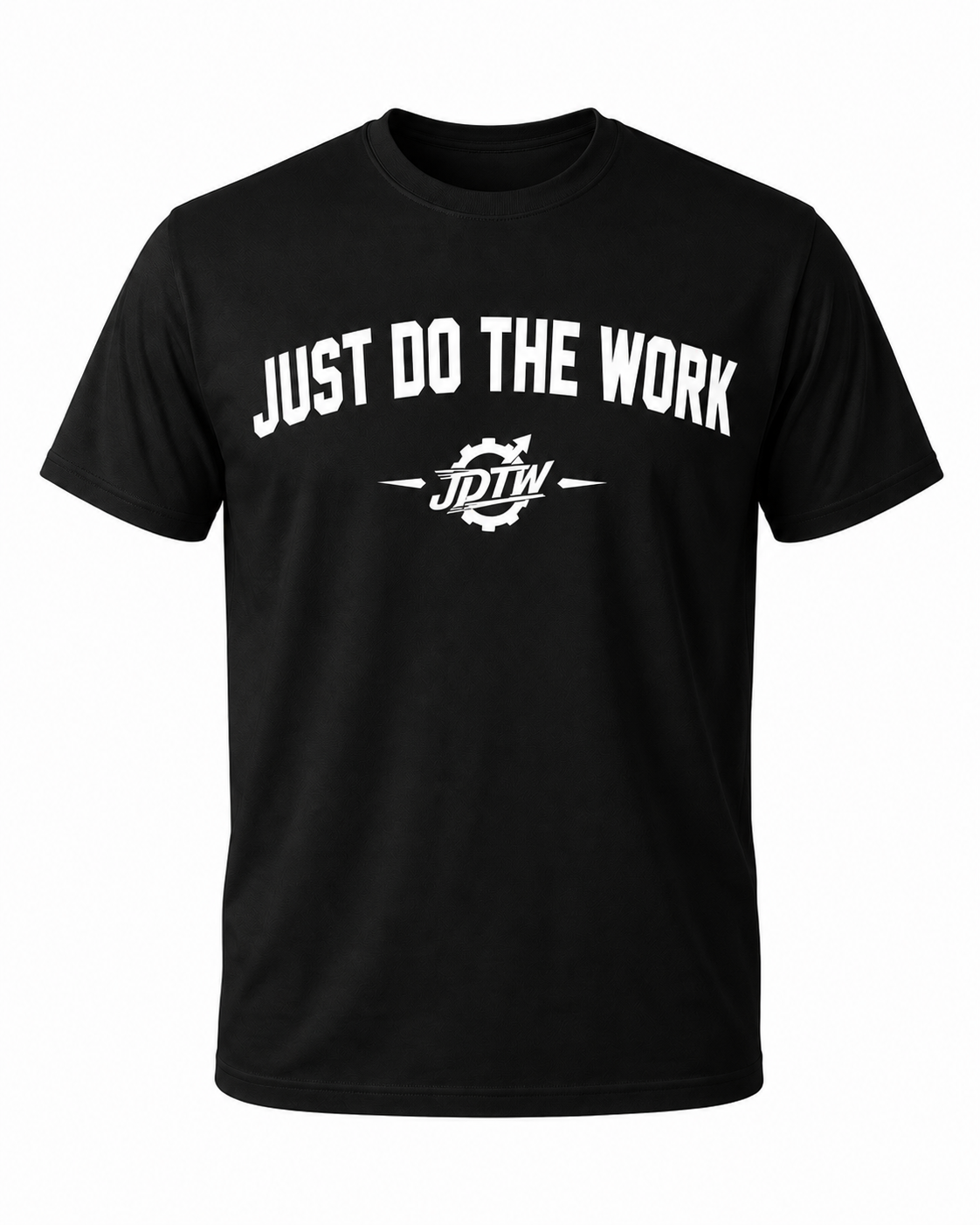 Just Do The Work™ Performance Tee – Black & White